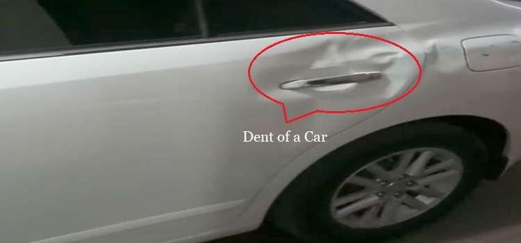 how to get a dent out of a car