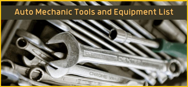 auto mechanic tools and equipment list