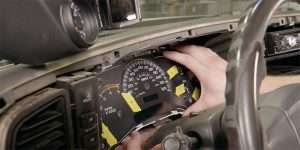 how to reset gm instrument cluster