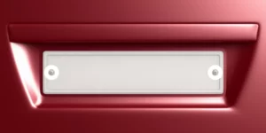 license plate screw size