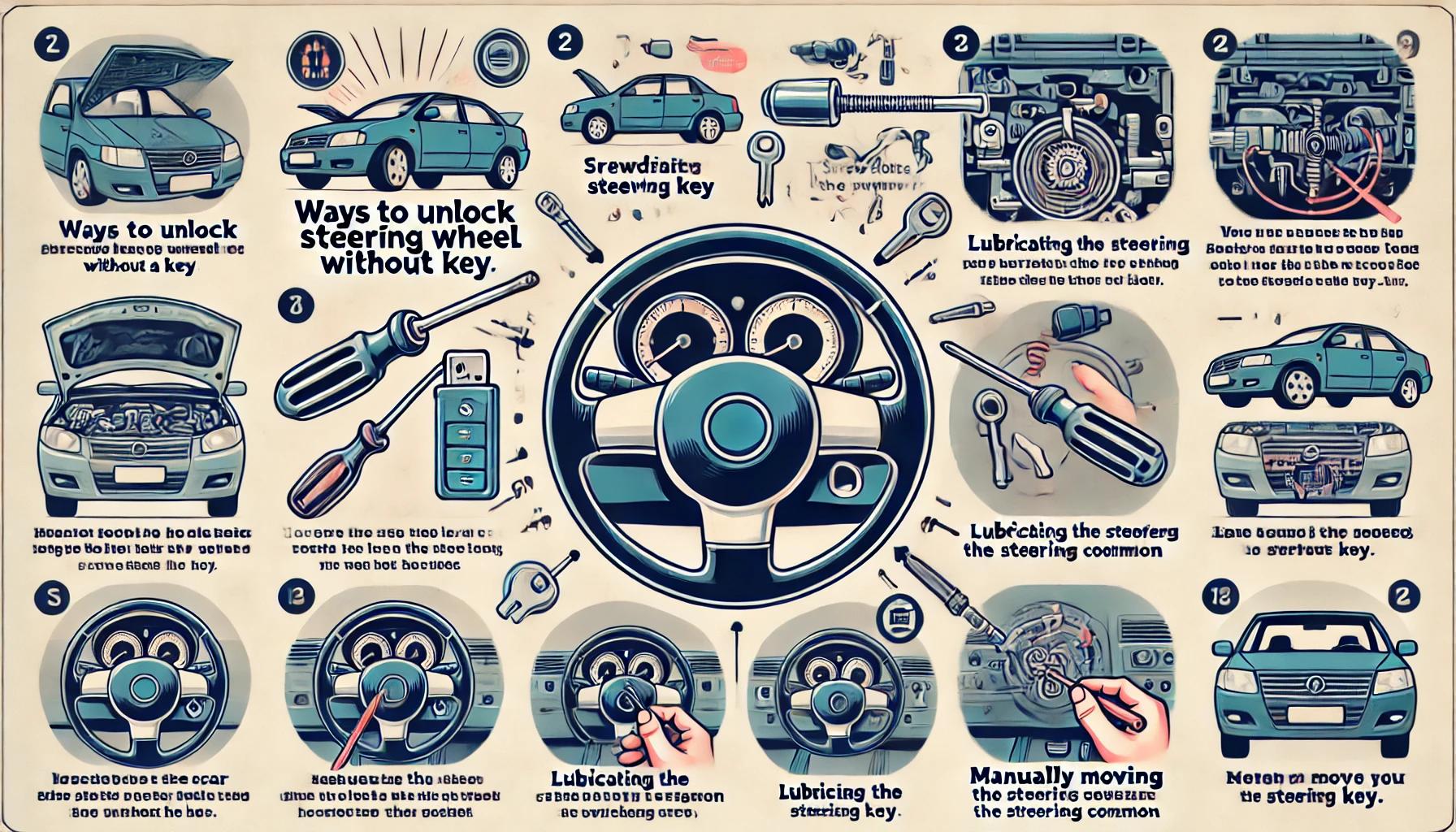 How To Unlock the Steering Wheel without a Key