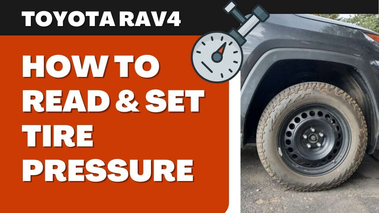 How to Read And Set the Tire Pressure on a Toyota Rav4